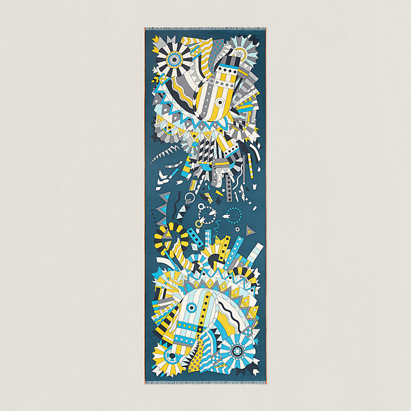 HERMES CHEVAL DE FETE スカーフ 90cm